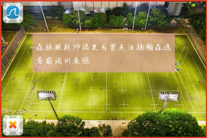 森林狼新帅诺里或曾关注杨瀚森选秀前试训表现
